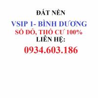 BÁN ĐẤT SỔ ĐỎ TIỆN XÂY TRỌ NGAY VSIP 1